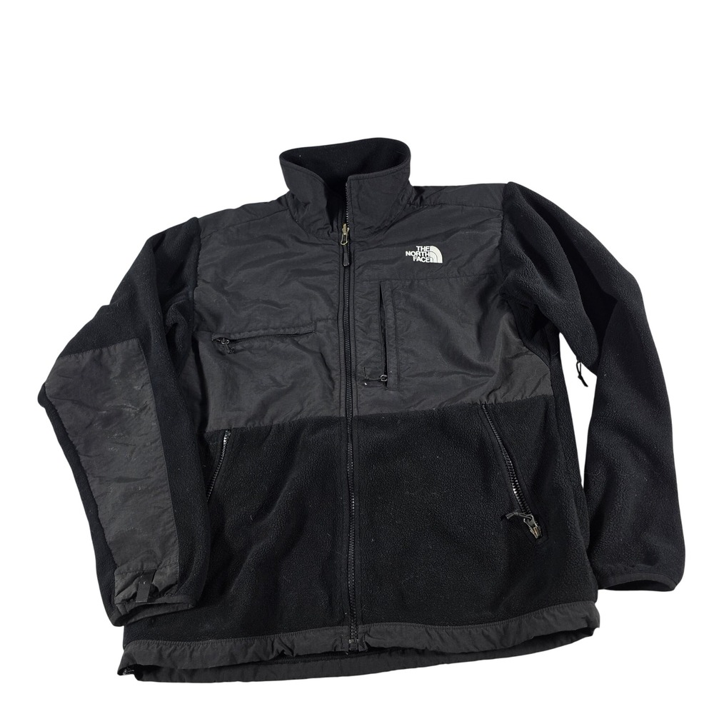The North Face Mens Denali Polartec Fleece Jacket Black Full Zip AMYN M